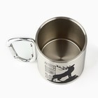 Кружка туристическая с карабином «BE WILD», 180 мл - Фото 4