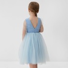 Платье нарядное детское MINAKU: PartyDress, цвет голубой, рост 122 см - Фото 4
