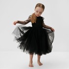 Платье нарядное детское MINAKU: PartyDress, цвет чёрный, рост 122 см - Фото 2