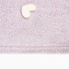 Плед светящийся 180х200см, Сердечки, велсофт 260г/м, пэ100% - фото 23871674