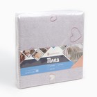 Плед светящийся 180х200см, Сердечки, велсофт 260г/м, пэ100% - фото 23871676