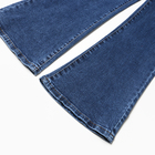 Джинсы женские клёш, размер 26 (42), синие - Фото 3