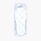 Одноразовые тапочки Водолей-Эконом, прозрачный мыс, размер 42 * 25 шт. - фото 11445264