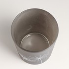 Подсвечник "БЕЛЫЙ ОДУВАНЧИК" 9,3х7,7 см, 240мл - фото 31111758