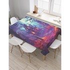 Скатерть на стол «Таинственная ночь», прямоугольная, оксфорд, размер 145х180 см - Фото 1