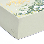 Коробка для торта "Happy Birthday", 13,5 х 13,5 х 6,8 см - Фото 4