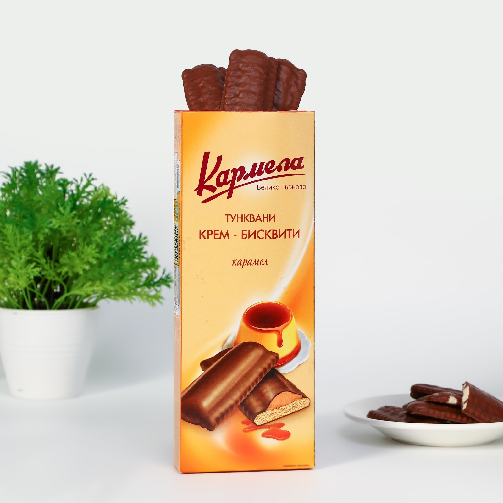 Печенье Karmela с карамелью в шоколаде, 160 г (10029603) - Купить по ...
