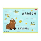 Альбом для рисования Hatber «Реально крутой Капибара» А4, 20 листов, на скобе, обложка из мелованного картона, блок офсет, МИКС - Фото 10