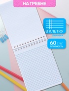 Блокнот «Влад А4», А6, 40 листов, на гребне, обложка из мелованного картона, УФ-лак, плотность 60 г/м², МИКС - Фото 2