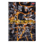 Тетрадь A4, 80 листов в линейку на гребне "Ритм ночного города", обложка мелованный картон, блок 65 г/м2, 4В МИКС - фото 23255704