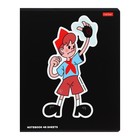 Тетрадь 48 листов в клетку "Atomic Heart", обложка мелованный картон, выборочный матовый лак, блок 65 г/м2, 5В, МИКС - фото 23255718