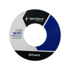 Адаптер Wi-Fi+Bluetooth Gembird WNP-UA-019, 600 Mbps, USB, двухдиапазонный, антенна, чёрный - фото 9086790