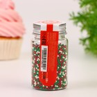 Посыпка кондитерская «Бисер новогодний микс», 2 мм, 50 г - Фото 4