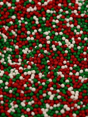 Посыпка кондитерская «Бисер новогодний микс», 2 мм, 50 г