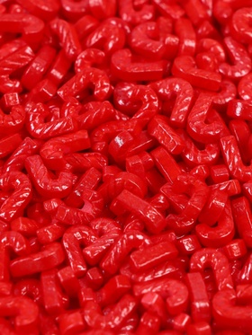 Кондитерская посыпка «Трость», красная, 50 г