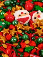 Новогодняя посыпка кондитерская "Новогодний микс №3", 50 г - Фото 2