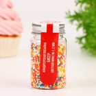 Кондитерская посыпка «Бисер разноцветный», 2 мм, 50 г - Фото 1