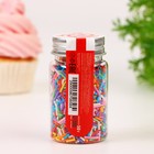 Кондитерская посыпка «Вермишель» цветной микс № 1, 50 г - Фото 3