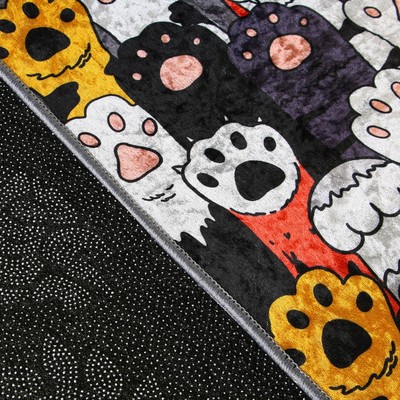 Коврик придверный «Лапки», 40×60 см