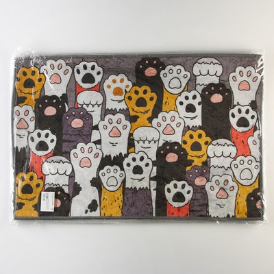Коврик придверный «Лапки», 40×60 см