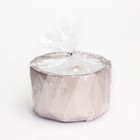 Свеча "Мрамор" в подсвечнике из гипса, 8,5х6см, шампань - Фото 4