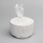 Свеча "Мрамор" в подсвечнике из гипса, 8,5х6см, белый перламутр - Фото 4