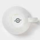 Чашка Magistro Urban, 200 мл, фарфор, белая - Фото 4