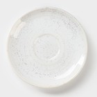 Блюдце фарфоровое Magistro Urban, d=14.2 см, белое - Фото 1