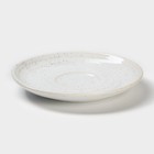 Блюдце фарфоровое Magistro Urban, d=14.2 см, белое - Фото 2