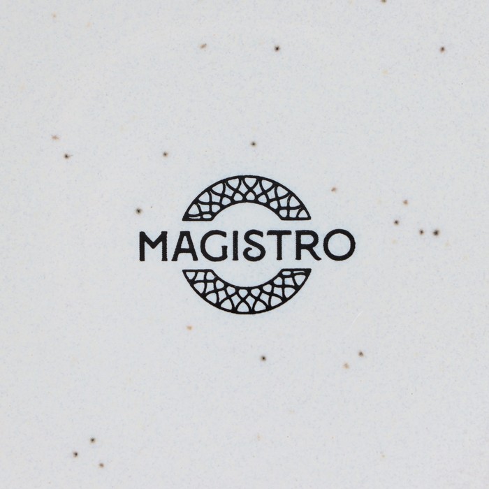 Блюдце фарфоровое Magistro Urban, d=14,2 см, цвет белый - фото 1907902070