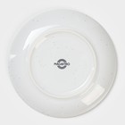 Чайная пара Magistro Urban, 2 предмета: чашка 200 мл, блюдце d=14.2 см, фарфор, белая в крапинку - Фото 5