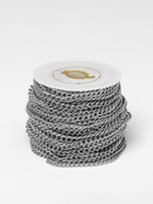 Цепочка железная без карабина на бобине, 0.3×0.3×0.1 см, L=10 м, цвет серебро - Фото 3