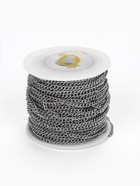 Цепочка железная без карабина на бобине, 0.11×0.11×0.1 см, L=10 м, сердце, цвет серебро - Фото 3