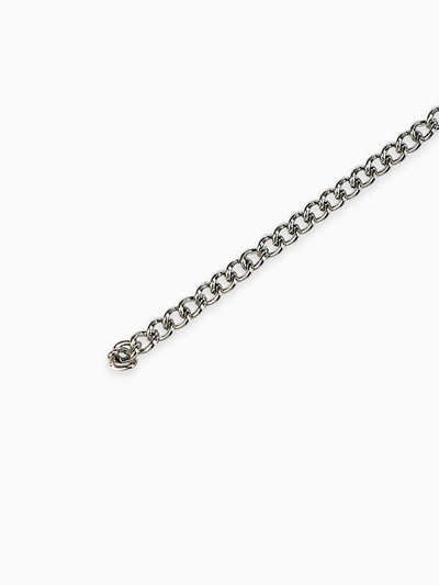 Цепочка железная без карабина на бобине, 0.4×0.4×0.11 см, L=10 м, цвет серебро