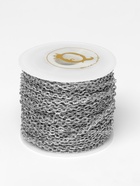 Цепочка железная без карабина на бобине, 0.25×0.2×0.05 см, L=10 м, цвет серебро - Фото 4