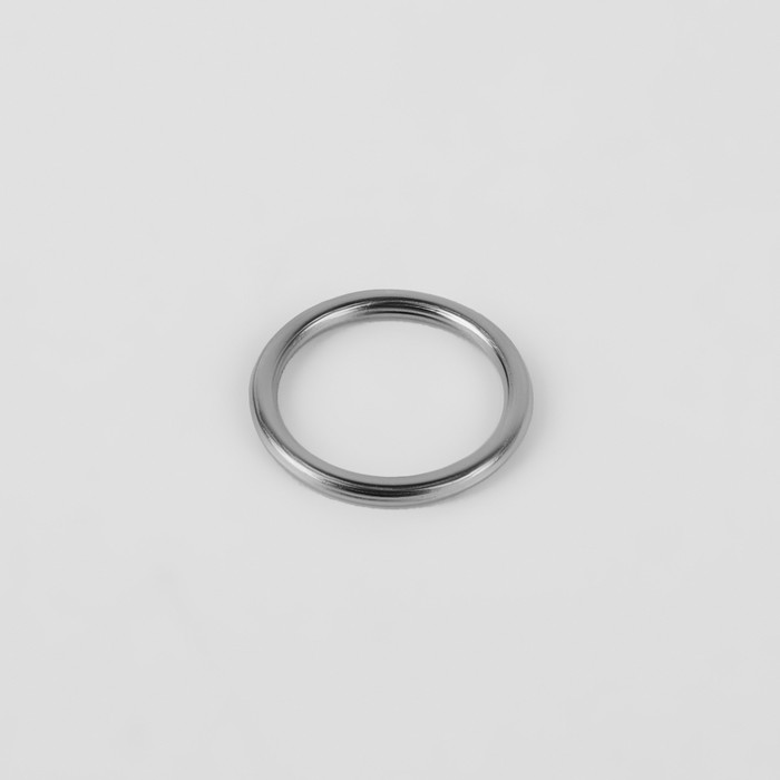 Кольцо для бретелей, металлическое, 8 мм, цвет серебряный
