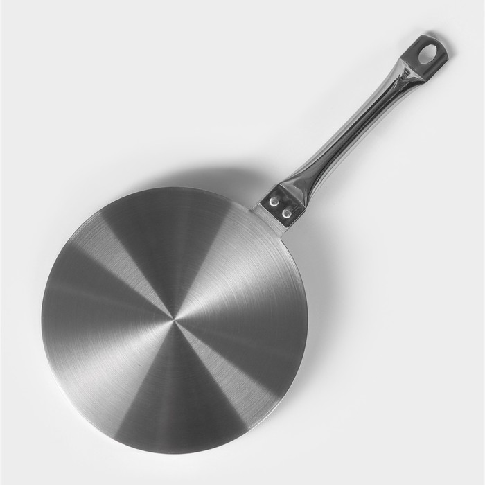 Адаптер для индукционной плиты с ручкой Доляна, d=20 см - фото 1890270617