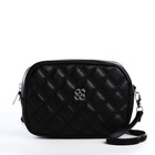 Сумка женская кросс-боди на молнии, 17×6.5×12 см, чёрная - Фото 2