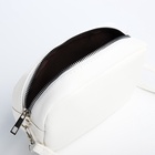 Сумка женская кросс-боди на молнии, 20×6.5×13 см, белая - Фото 7