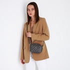 Сумка женская кросс-боди на молнии, 20×6.5×13 см, тёмно-серая - Фото 8