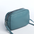 Сумка женская кросс-боди на молнии, 20×6.5×13 см, голубая - Фото 3