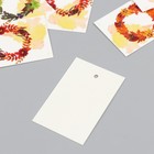 Бирка картон "Осень Венок" набор 10 шт (5 видов) 4х6 см - Фото 4