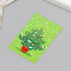 Бирка картон "Новый год" 4х6 см (комплект 20 шт) - фото 25306004