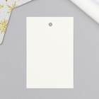 Бирка картон "Новый год" 4х6 см (комплект 20 шт) - фото 25306005