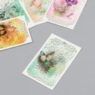 Бирка картон "Бабочки винтаж" набор 10 шт (5 видов) 4х6 см - Фото 3