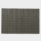 Салфетка сервировочная на стол «Соломка черная», 45×30 см, чёрная - Фото 1