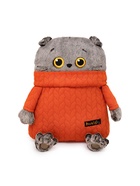 Мягкая игрушка-подушка «Кот в свитере с косами», 32 см - Фото 3