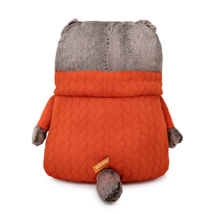Мягкая игрушка-подушка «Кот в свитере с косами», 32 см - фото 1907902432