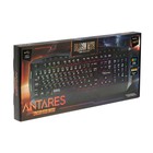 Клавиатура Qumo Antares K60, игровая, проводная, мембранная, 114 клавиш, USB, подсв, чёрная - фото 7845870