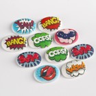 Сахарные медальоны «Поп арт фразы», для украшения десертов, 20 г, МИКС - Фото 3